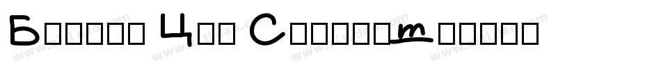Bikham Cyr Script字体转换